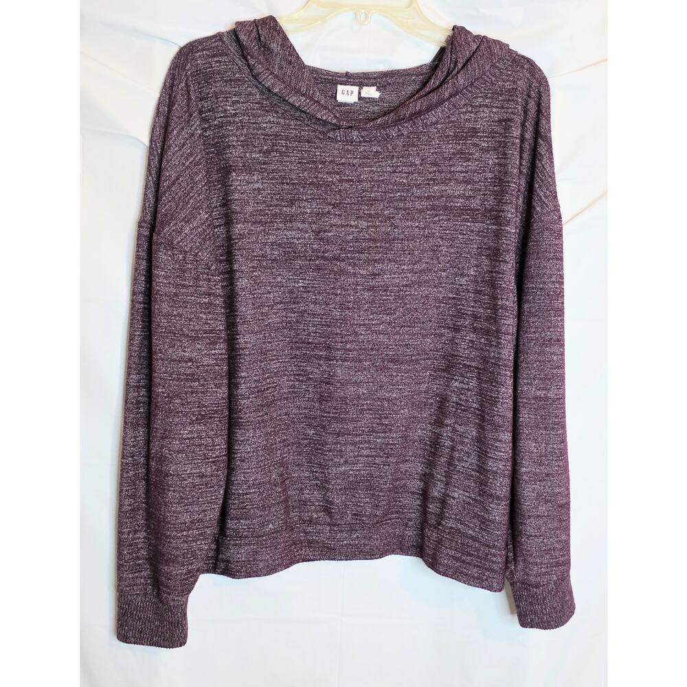 GAP Hoodie Women's Size XL Secret Plum 48% Polyester 48% Rayon 4% Spandex